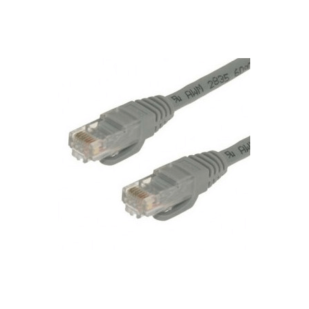 MACH POWER CAVO LAN ETHERNET UTP CAT.6 2M CCA COLORE GRIGIO - CV-PU6CCP-020-GR