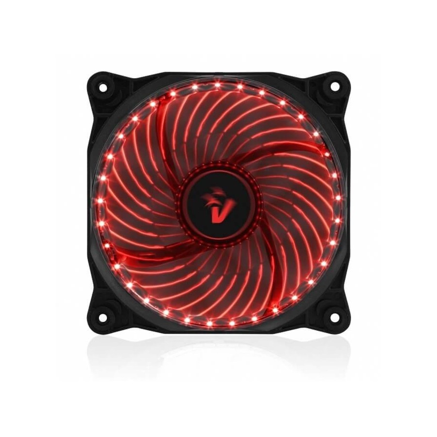 VENTOLA ADDIZIONALE PER CASE 12CM CON ILLUMINAZIONE STAR LED ROSSO