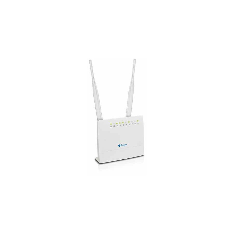 MODEM ROUTER ADSL2+ DIGICOM RAW300L-A05 WIRELESS N 300Mbps USB 4 Porte LAN