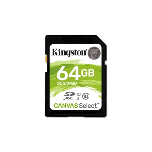 KINGSTON MEMORY CARD SDHC 64GB C10 UHS-I SDS/64GB