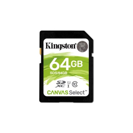 KINGSTON MEMORY CARD SDHC 64GB C10 UHS-I SDS/64GB