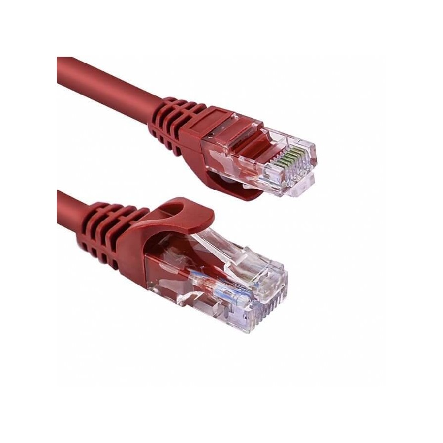 CAVO LAN ETHERNET CAT. 6 50CM ROSSO VULTECH TAAU005-UTP-RD
