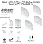 Ubiquiti LiteBeam LBE-5AC-23 X4 UNITS - CPE access point outdoor POE 5GHz AC 23dBi