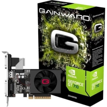 SCHEDA VIDEO 2GB GDDR5 GAINWARD GT710 DISSIPAZIONE ATTIVA