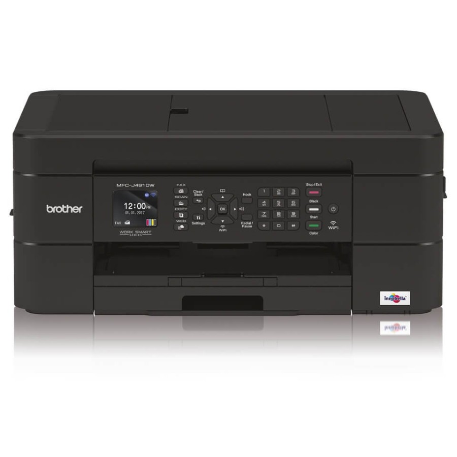 STAMPANTE MULTIFUNZIONE INKJET F/R WIFI + FAX BROTHER MFC-J491DW