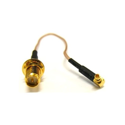 MMCX to RP-SMA Male pigtail, 20cm