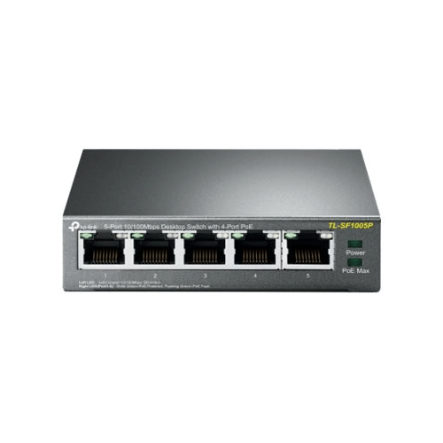 TP-Link TL-SF1005P Switch desktop 5 porte 10/100Mbps 4 PoE