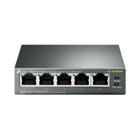 TP-Link TL-SF1005P Switch desktop 5 porte 10/100Mbps 4 PoE