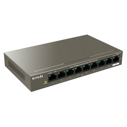 TENDA TEF1109P-63W switch 9 porte 10/100 8 porte PoE 63W