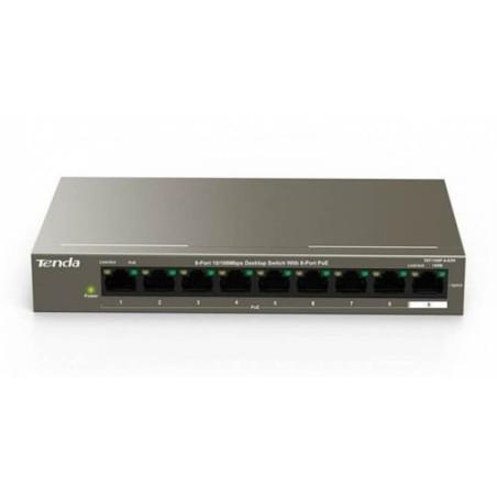 TENDA TEF1109P-63W switch 9 porte 10/100 8 porte PoE 63W
