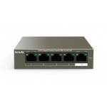 TENDA TEG1105P Switch Desktop 5 Porte 10/100/1000 con 4 Porte PoE