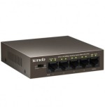 TENDA TEF1105P Switch Desktop 5 Porte 10/100 con 4 Porte PoE  63W