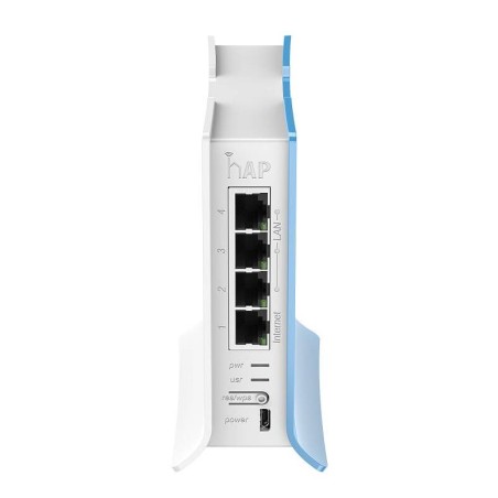 MIKROTIK ROUTERBOARD HAP LITE RB941-2nD-TC - Wireless Access Point, 650MHz, 4x Ethernet LAN, 2.4Ghz RouterOS Lv.4