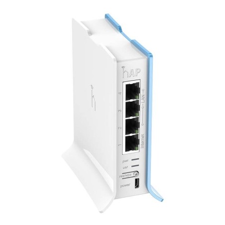 MIKROTIK ROUTERBOARD HAP LITE RB941-2nD-TC - Wireless Access Point, 650MHz, 4x Ethernet LAN, 2.4Ghz RouterOS Lv.4