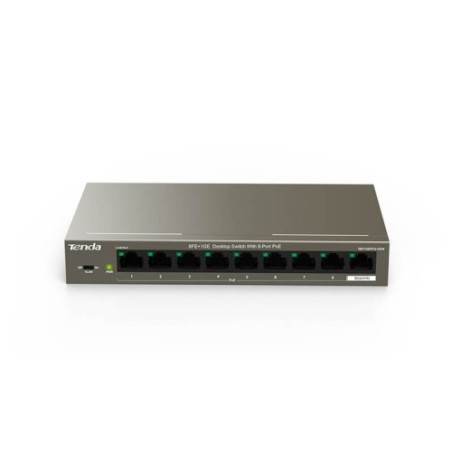 TENDA Switch 8FE+1GE Desktop Switch With 8-Port PoE  TEF1109TP102W