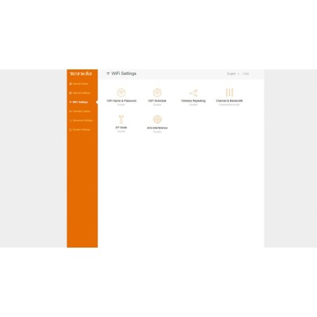 TENDA N300 router wireless 2.4 GHz, 300 Mb/s, 2T3R for ISP