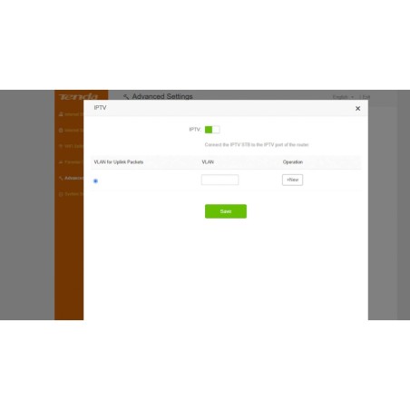TENDA N300 router wireless 2.4 GHz, 300 Mb/s, 2T3R for ISP