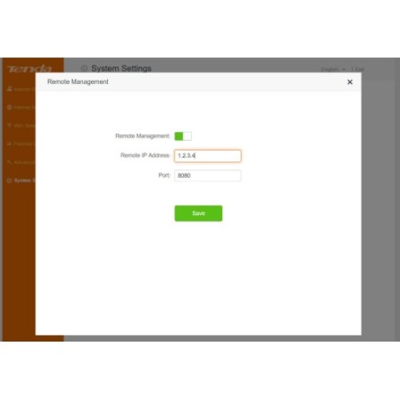 TENDA N300 router wireless 2.4 GHz, 300 Mb/s, 2T3R for ISP