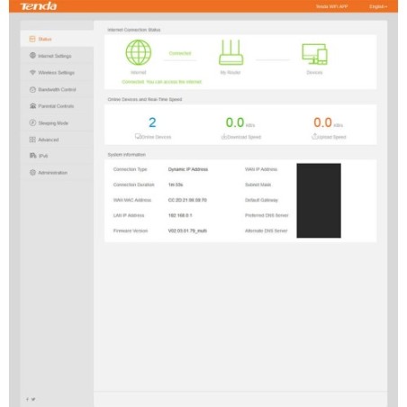 TENDA AC5 Router Wireless 1200Mbps Dual Band Tenda AC5