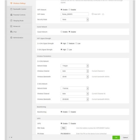 TENDA AC5 Router Wireless 1200Mbps Dual Band Tenda AC5