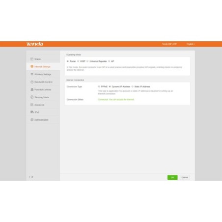 Tenda AC8 dual band gigabit wireless router AC1200