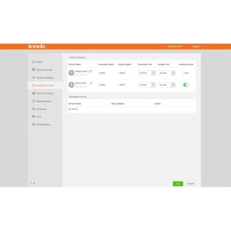 Tenda AC8 dual band gigabit wireless router AC1200