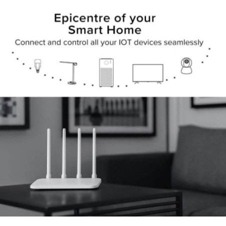 Xiaomi Mi Router 4C N300 Router Wi-Fi 300 Mbps a2.4 GHz, 802.11b/g/n, 4Antenne