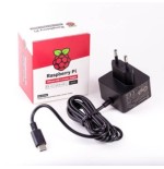 Raspberry Pi 4 Official Power Supply (5.1V – 3A) Black with EU Plug 1873417