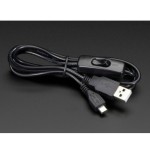 Adafruit USB Power Cavo con Switch - A/MicroB per Raspberry Pi