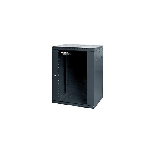 RACK A PARETE 15U 600x450x790 (1VEN,4MON.)LAT.REM., NERO