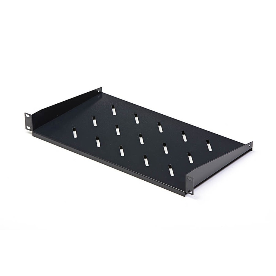 RIPIANO A SBALZO 1U PROF. 250mm PER RACK 19" COLORE NERO