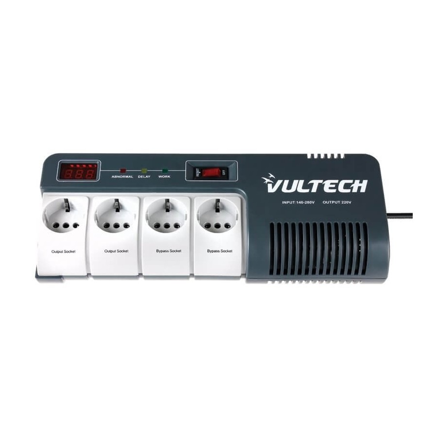 STABILIZZATORE DI TENSIONE AVR VULTECH GS-1000AVR CON LCD 600W
