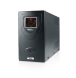 MACHPOWER UPS LINE INTERACTIVE 2000VA/1200W, DISPLAY LCD, STABILIZZATORE AVR, TOWER IN METALLO, 2 BATTERIA 12V/9AH, 2 USCITE SCH