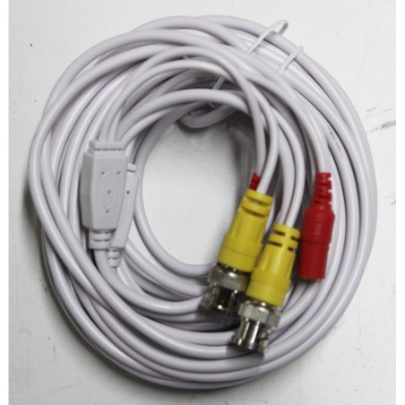 Cavo video e alimentazione - CAVO VIDEO+CORRENTE 10 m 2 C.