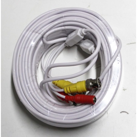 Cavo video e alimentazione - CAVO VIDEO+CORRENTE 20 m 2 C.