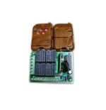 Interrutore on/off wireless - SWITCH WIRELESS 4 CH