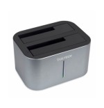 DOCKING STATION VULTECH DK2-USB3 IN METALLO SATA 2HDD TASTO CLONE USB 3.0