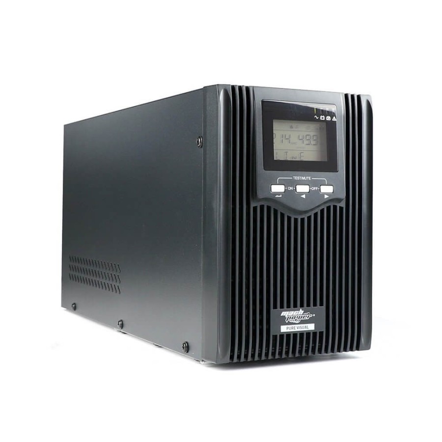 UPS LINE INTERACTIVE ONDA SINUSOIDALE PURA 3000VA/2400W, DISPLAY LCD, STABILIZZATORE AVR, TOWER IN METALLO, 4 BATTERIE 12V/9AH, 