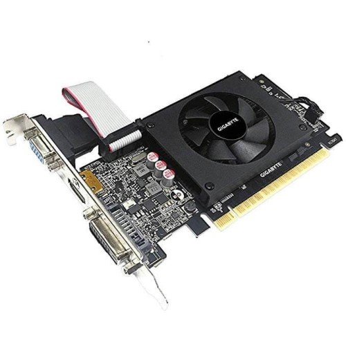 SCHEDA VIDEO 2GB GDDR5 NVIDIA GEFORCE GT710 LOW PROFILE GIGABYTE GV-N710D5-2GIL