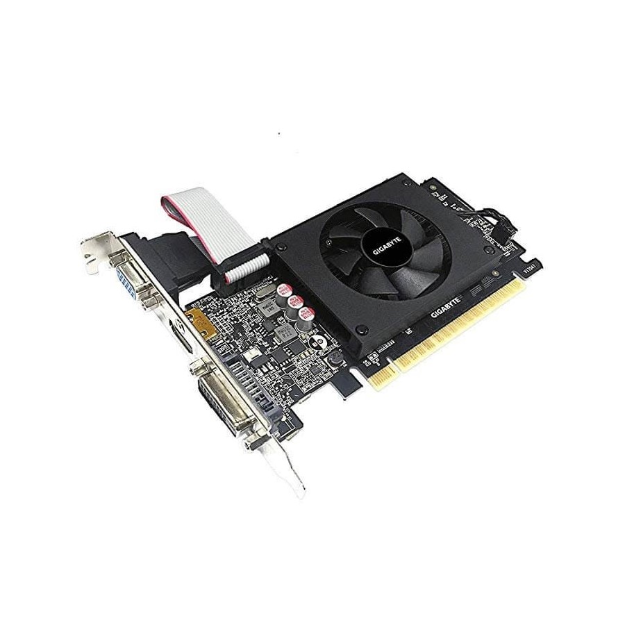 SCHEDA VIDEO 2GB GDDR5 NVIDIA GEFORCE GT710 LOW PROFILE GIGABYTE GV-N710D5-2GIL