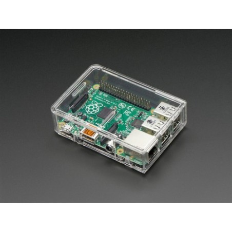 Adafruit Pi Model B+ / Pi 2 Case  Base - Clear "chiaro"  per Raspberry Pi B+ / Pi 2
