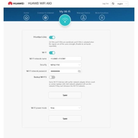 Huawei WS7100-20 wireless router AX3 dual core AX3000