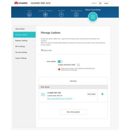 Huawei WS7100-20 wireless router AX3 dual core AX3000