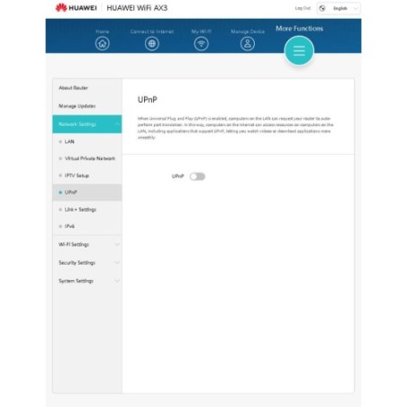 Huawei WS7100-20 wireless router AX3 dual core AX3000