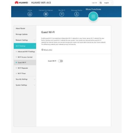 Huawei WS7100-20 wireless router AX3 dual core AX3000