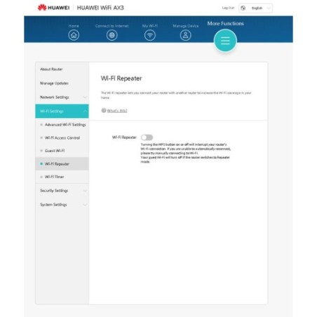 Huawei WS7100-20 wireless router AX3 dual core AX3000