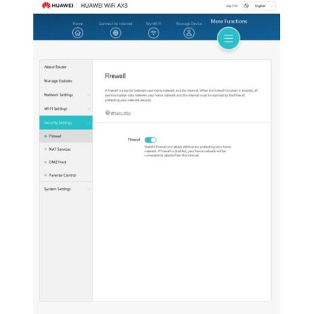 Huawei WS7100-20 wireless router AX3 dual core AX3000