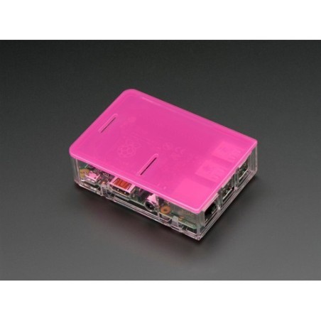 Adafruit Pi Model B+ / Pi 2 Case  Base - Clear "chiaro"  per Raspberry Pi B+ / Pi 2