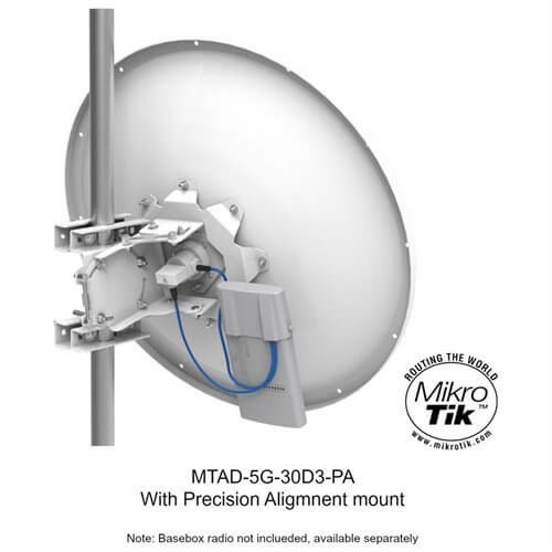 MikroTik mANT30 PA MTAD-5G-30D3-PA PARABOLA 5 GHz 30dBi AC