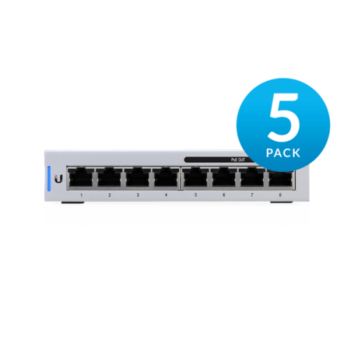 UniFi Switch  8 port US-8-60W 5 PACK